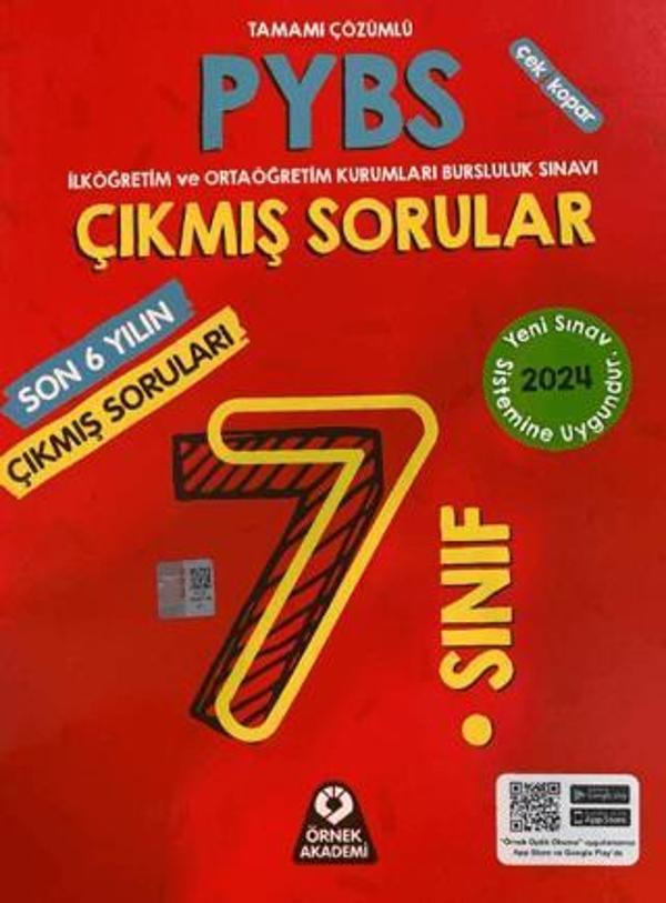 7. Sınıf PYBS Son 6 Yılın Çıkmış Soruları - Örnek Akademi - Image 1