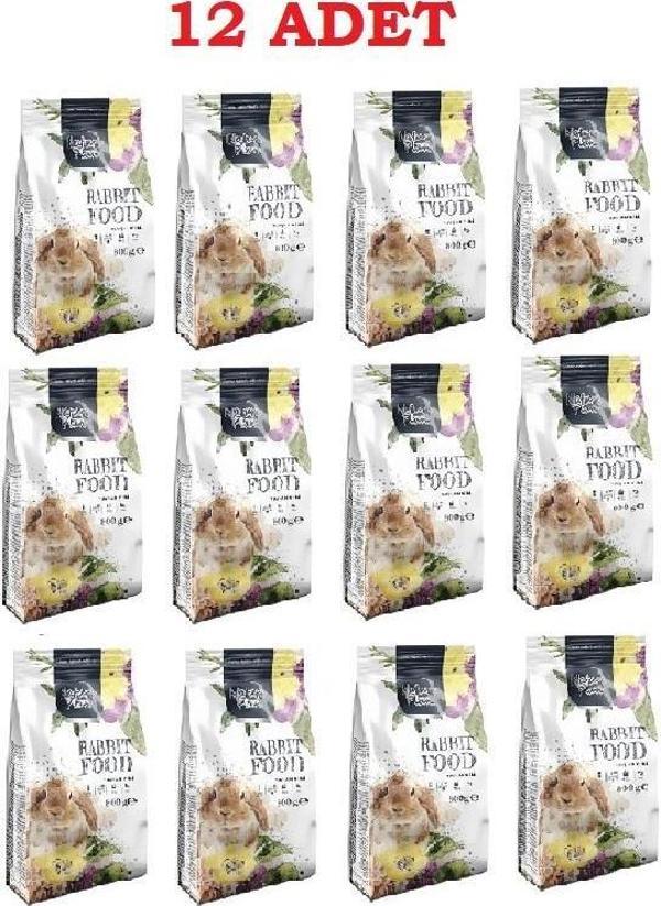 Nature Plan Premium Tavşan Yemi 800gr 12paket - Image 1
