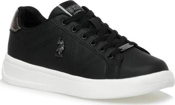 U.S. Polo Assn. EXXY 3FX SİYAH KADIN SNEAKER AYAKKABI - Image 1