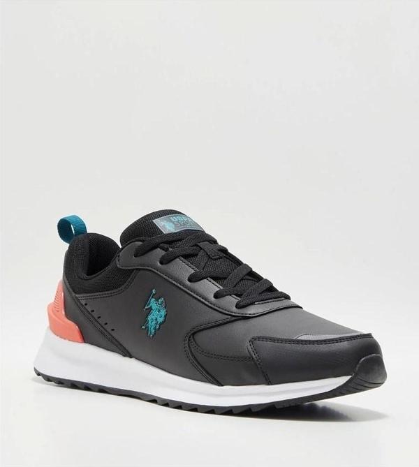 U.S. Polo Assn. OLIVER 3PR SİYAH COMFORT CASUAL GÜNLÜK SNEAKER SPOR AYAKKABI - Image 1