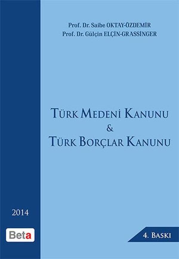 Türk Medeni Kanunu Türk Borçlar Kanunu - Beta Yayınları - Image 1
