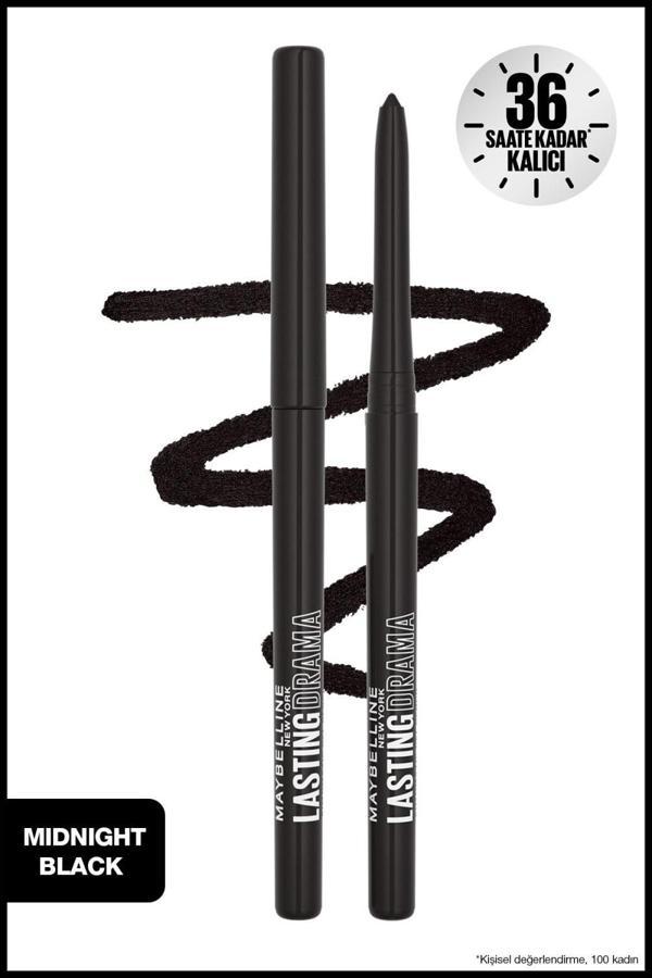 Maybelline New York Lasting Drama Automatic Liner Göz Kalemi - Midnight Black - Image 1