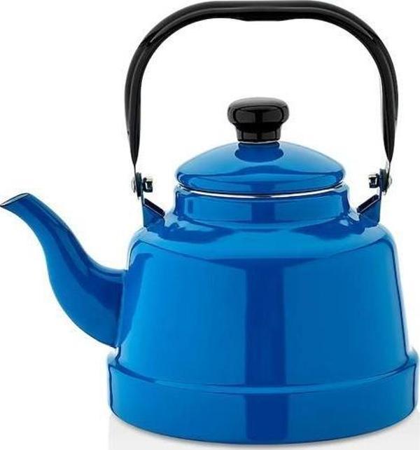 Ebru Eç-20 Emaye Mavi Demlik Çaydanlık 3,3lt - Image 1