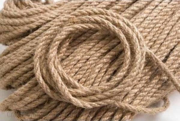 Jüt Halat Dekor ipi 5 Mm 25 Metre ip Halat ip Hasır ip Jüt Kendir ip - Image 1