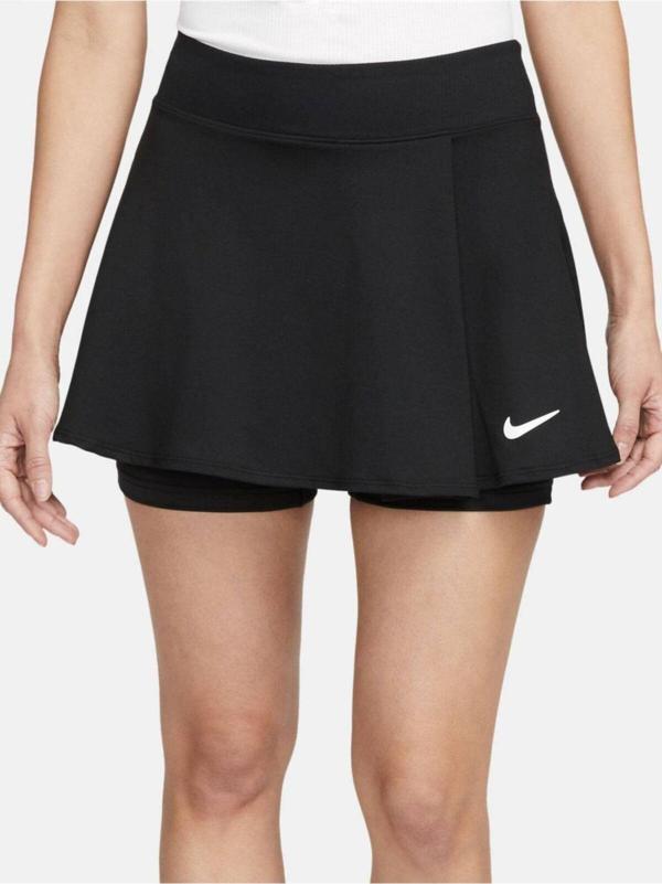 Nike DH9552-010 W Nkct Df Vctry Skrt Flouncy Siyah Kadın Tenis Eteği - Image 1