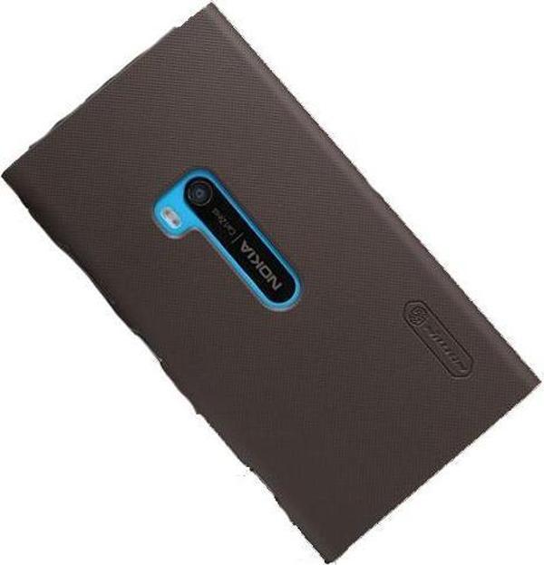Nillkin Lumia 920 ile Uyumlu Sert Kauçuk Kılıf Kahverengi - Image 1