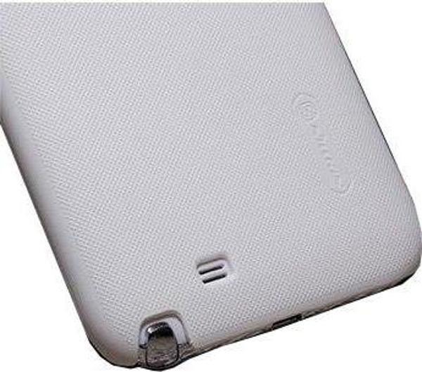 Nillkin N7100 Galaxy Note 2 ile Uyumlu Sert Kauçuk Kılıf Beyaz - Image 1