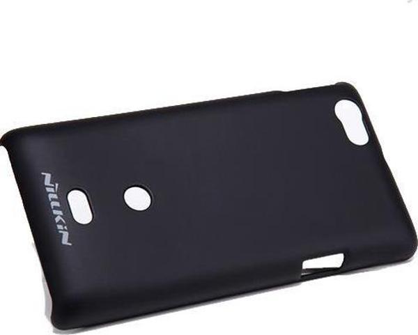 Nillkin Xperia Miro ile Uyumlu Sert Kauçuk Kılıf Siyah - Image 1