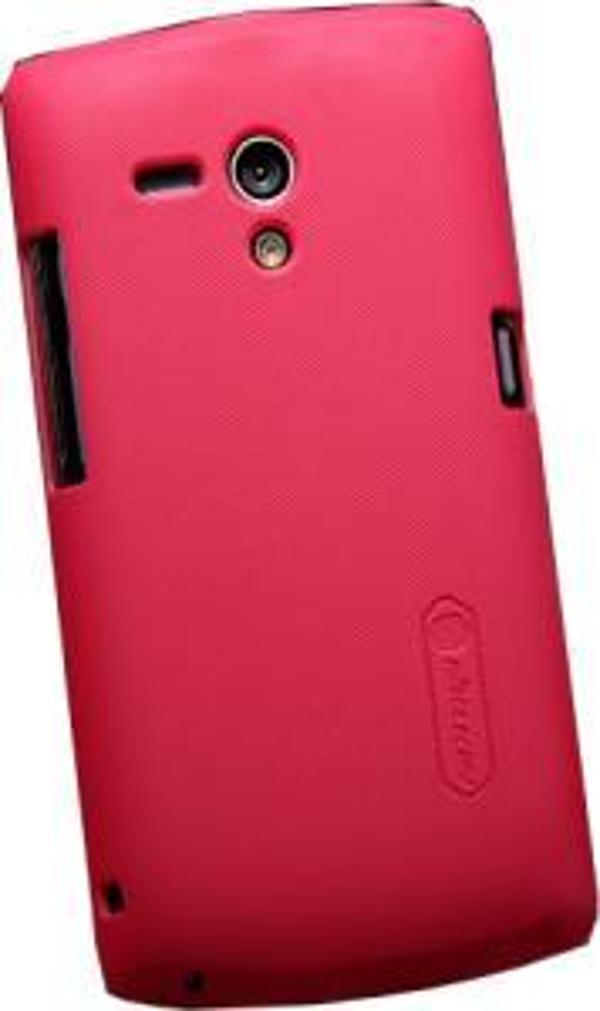 Nillkin Xperia Neo L ile Uyumlu Sert Kauçuk Kılıf Kırmızı Renk - Image 1