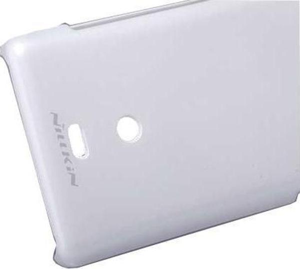 Nillkin Xperia T LT30p ile Uyumlu Parlak Sert Kauçuk Kılıf Beyaz - Image 1