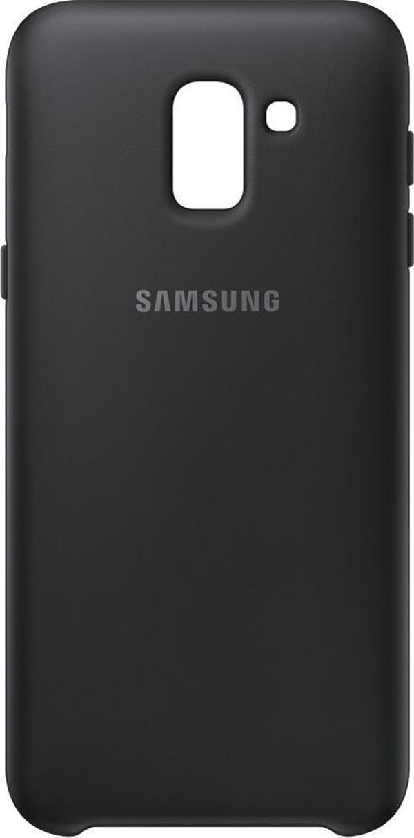 Galaxy J6 2018 ile Uyumlu Dual Layer Sert Kılıf Siyah - Image 1