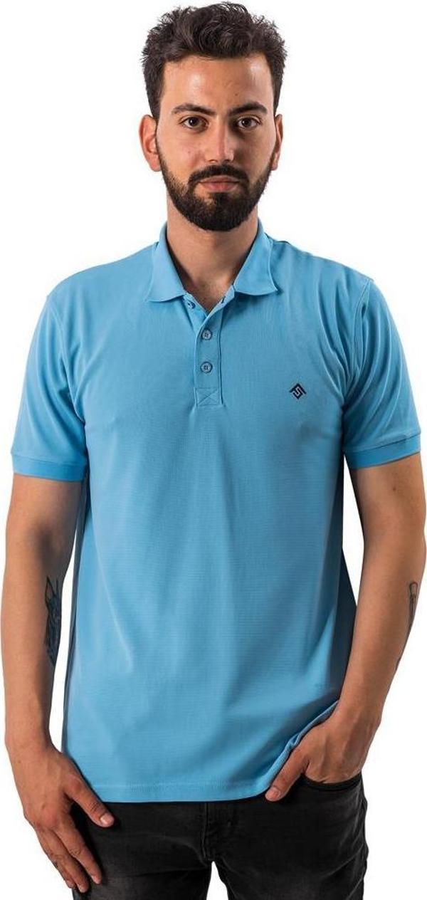 FreeCamp Breeze Erkek Polo T-Shirt-MAVİ - Image 1