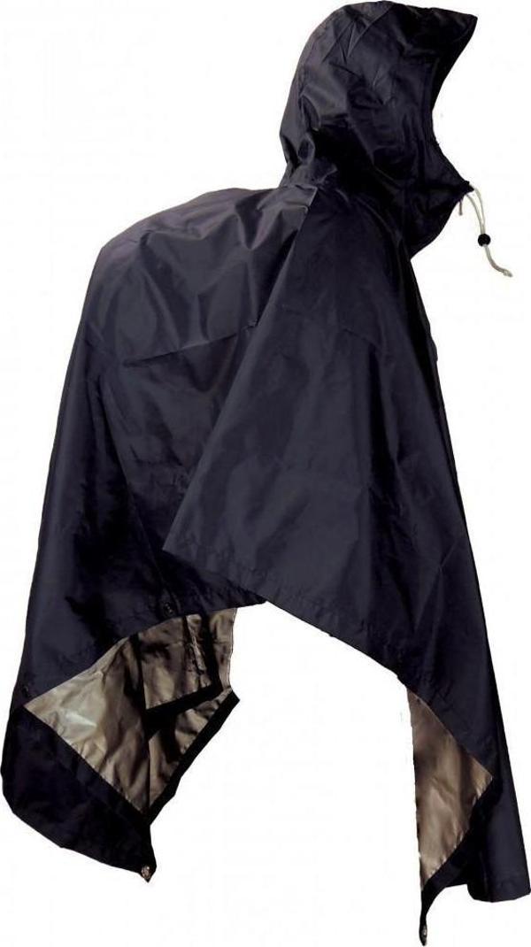 Jr Gear Hafif Su Geçirmez Panço Yağmurluk-SİYAH - Image 1