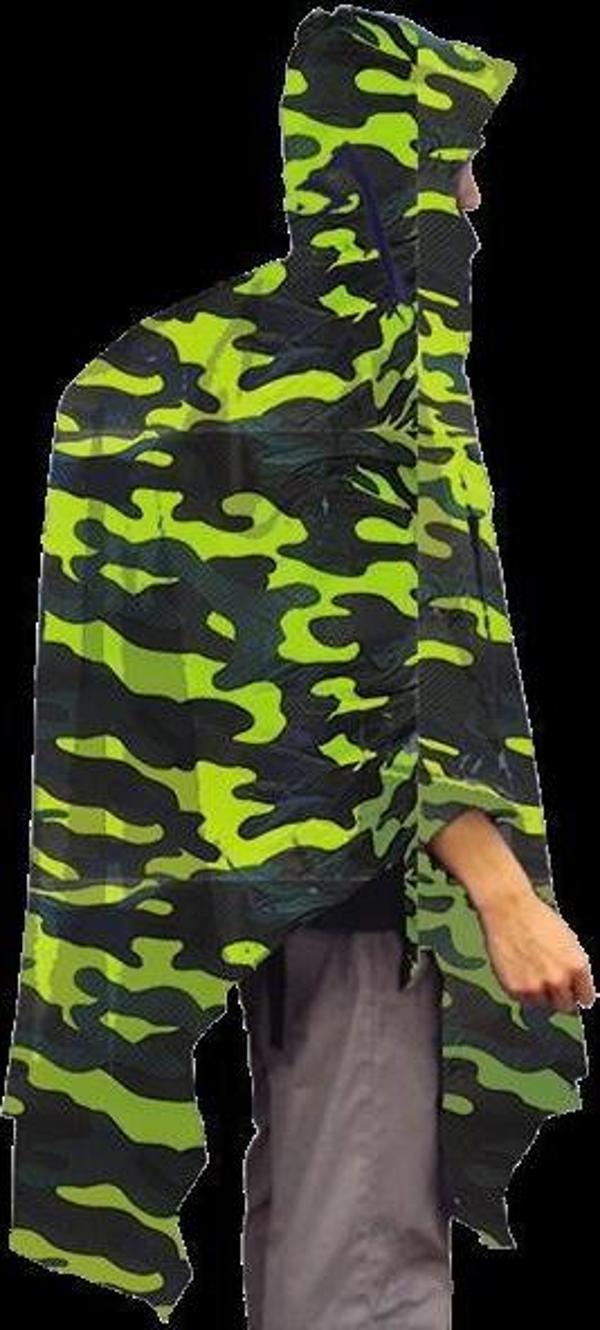 Jr Gear Poncho Unisex Panço Yağmurluk-KAMUFLAJ - Image 1