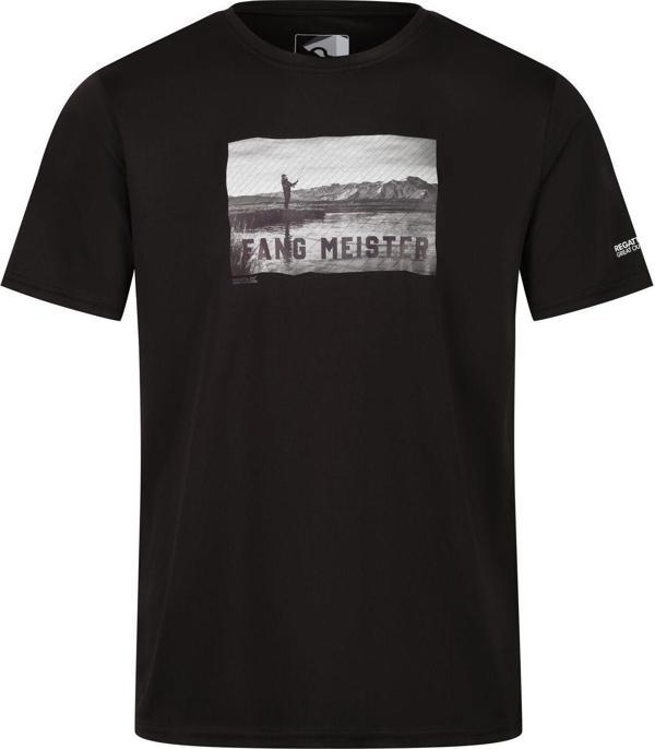 Regatta Fingal Slogan II Erkek T-Shirt-SİYAH - Image 1