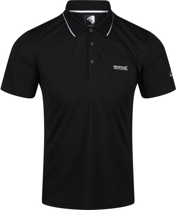 Regatta Maverik V Polo Yaka Erkek T-Shirt-SİYAH - Image 1
