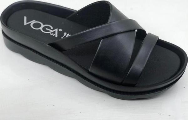 VOGA 1736 SİYAH CİLT COMFORT CASUAL ANATOMİK GÜNLÜK TERLİK - Image 1