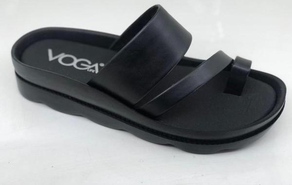 VOGA 1740 SİYAH CİLT COMFORT CASUAL BAYAN TERLİK  - Image 1
