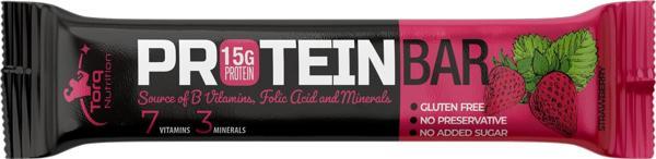 Torq Nutrition Protein Bar Çilek 50 gr (1 Adet) - Image 1