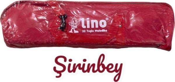 Lino 32 Tuşlu Melodika Bez Çanta Kırmızı - Image 1