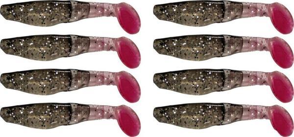 Solano Fishing Simli Silikon Sahte Balık, Balık Yemi 8 Cm 8'Li Paket - Image 1