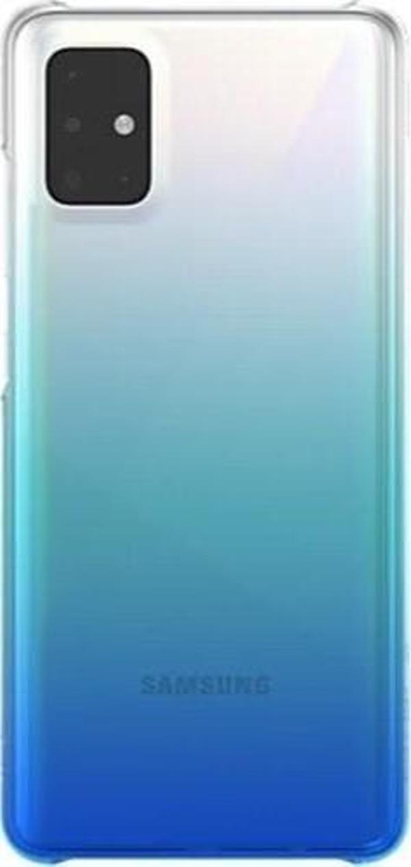 Galaxy A51 ile Uyumlu Koruyucu Kılıf Mavi GP-FPA515WSBLW - Image 1