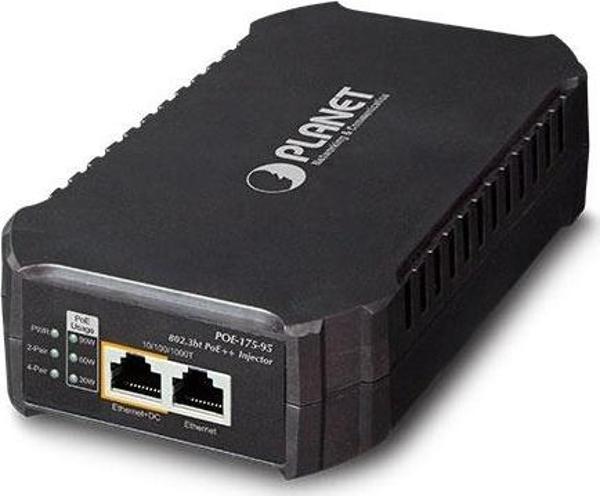 1-Port 10/100/1000Mbps 802.3bt PoE Injector&lt;br&gt;95 Watt&lt;br&gt;Dahili AC Güç Kaynağı&lt;br&gt - Image 1