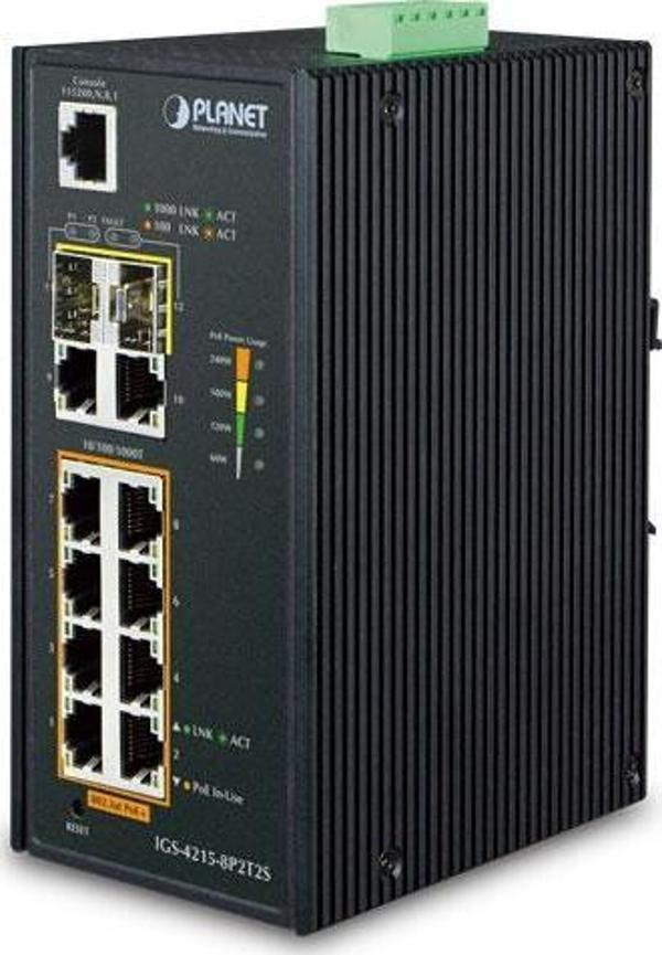 Endüstriyel Tip Yönetilebilir Ethernet Switch (Industrial Managed Ethernet Switch)&lt;br&gt;8-Port 1 - Image 1