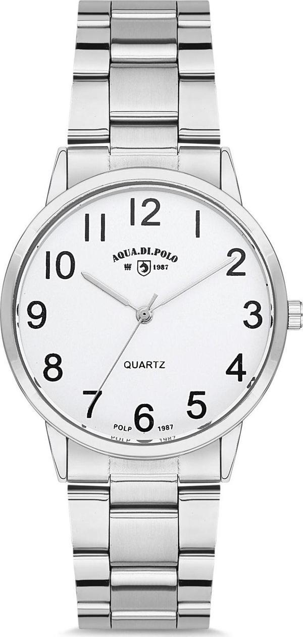 Aqua Di Polo 1987 Metal Gümüş Erkek Kol Saati Apwr013004 - Image 1