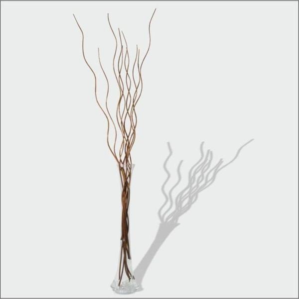 M3Decorium 10 Adet Kahverengi Uzun Dal 80Cm Fil Ayağı Cam Köşe Vazo - Image 1