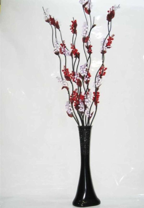 M3Decorium 10 Adet Kırmızı Mor Üzüm Dal Çiçekler - Image 1