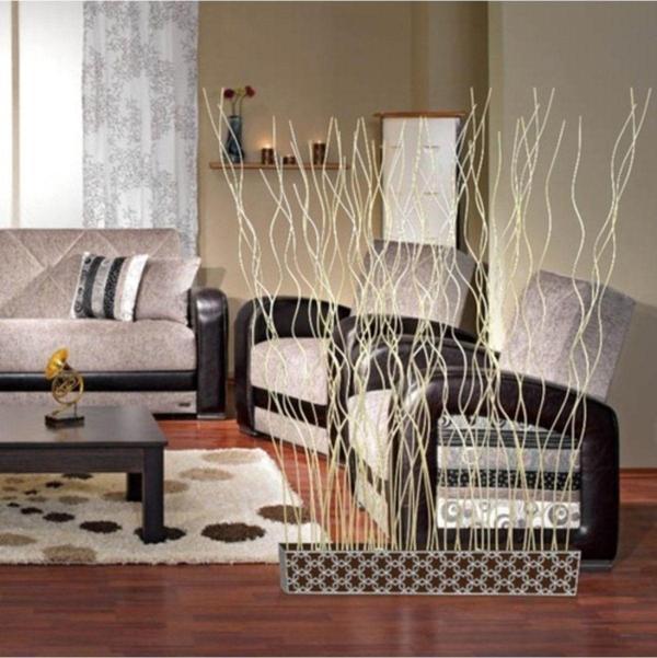 M3Decorium 150 Cm Altıköşeli Sonsuzluk Desenli Saksılı Uzun Dal Seperatör - Image 1