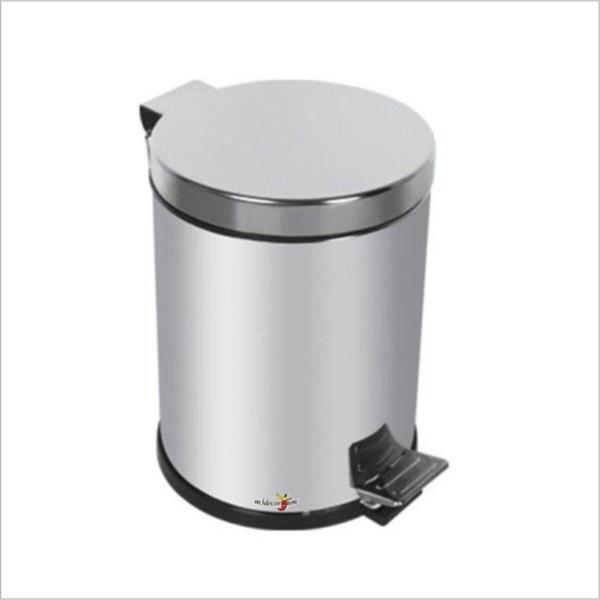 M3Decorium Pedallı Kovalı Paslanmaz Çelik Çöp Kovası 12 lt - Image 1