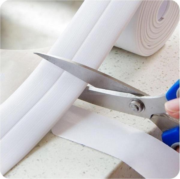 CMT 3.2 Metre Su Sızdırmaz Kenar Bant Mutfak Banyo Duvar Küvet Lavabo Bandı Ev Iş Ofis Yapışkanlı Şerit - Image 1