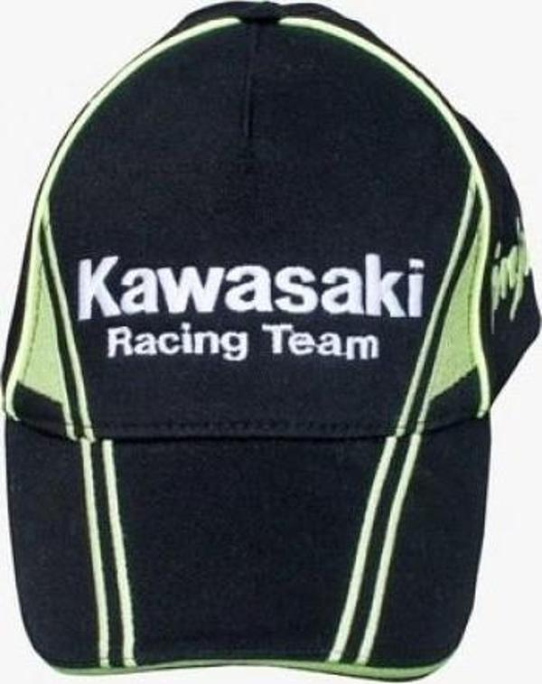 KAWASAKİ GSXR MOTOSİKLET YAZLIK ŞAPKA SİYAH-YEŞİL RENK - Image 1