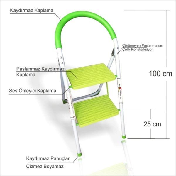 M3Decorium Dekoratif Paslanmaz Mutfak Banyo Wc Kütüphane Raf Vitrin Dolap Merdiveni Basamağı Merdiven Basamak - Image 1