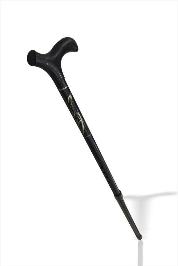 M3Decorium En Sağlam Kaliteli Dekoratif Hediyelik Aluminyum Metal Ayarlanabilir Baston Asa Yürüteç Değnek - Image 1