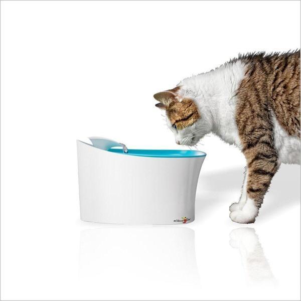 M3Decorium Motorlu Akar Sulu Kedi Köpek Kuş Su İçme Kabı Haznesi Çeşmesi Şelalesi Çeşmesi Musluğu - Image 1