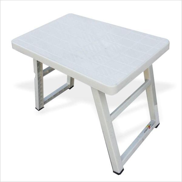 M3Decorium Paslanmaz En Dev Büyük Ebat Portatif Açılır Kapanır Şezlong 72x48cm Piknik Kamp Sehpası Masası - Image 1