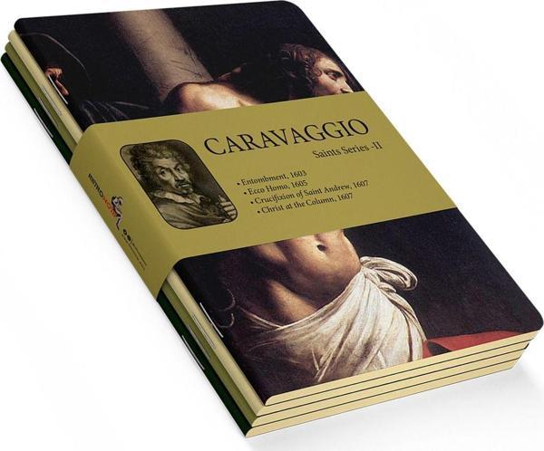 Caravaggio 4'lü Defter Seti 4 - Saints Series Iı - Çizgisiz - 64 Sayfa - 14x21cm - Image 1