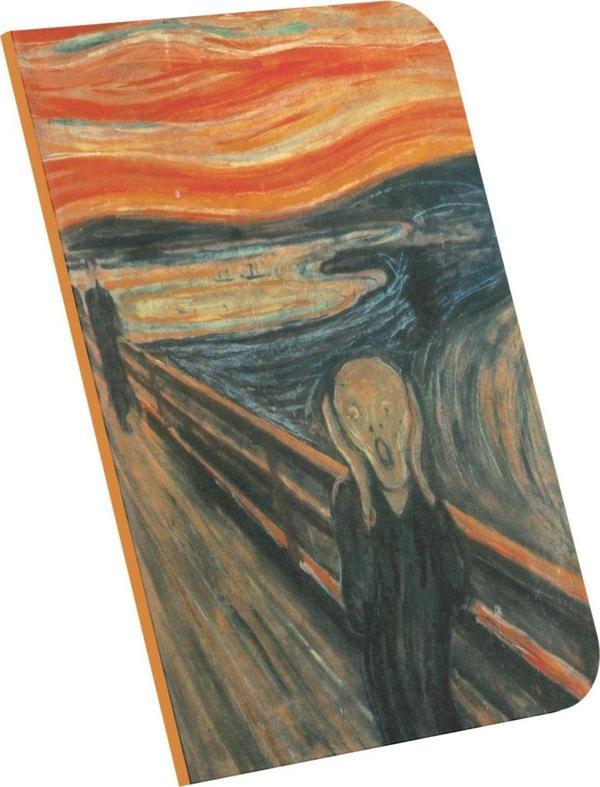 Retronote A4 Defter 12 Edward Munch The Scream 1893 Çizgisiz 64 Sayfa 21x29,7 cm - Image 1