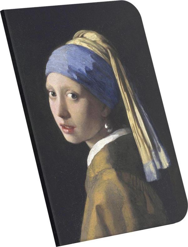Retronote A4 Defter 9 - Johannes Vermeer - Inci Küpeli Kız , 1665 - Çizgisiz - 64 Sayfa - 21x29,7 Cm - Image 1