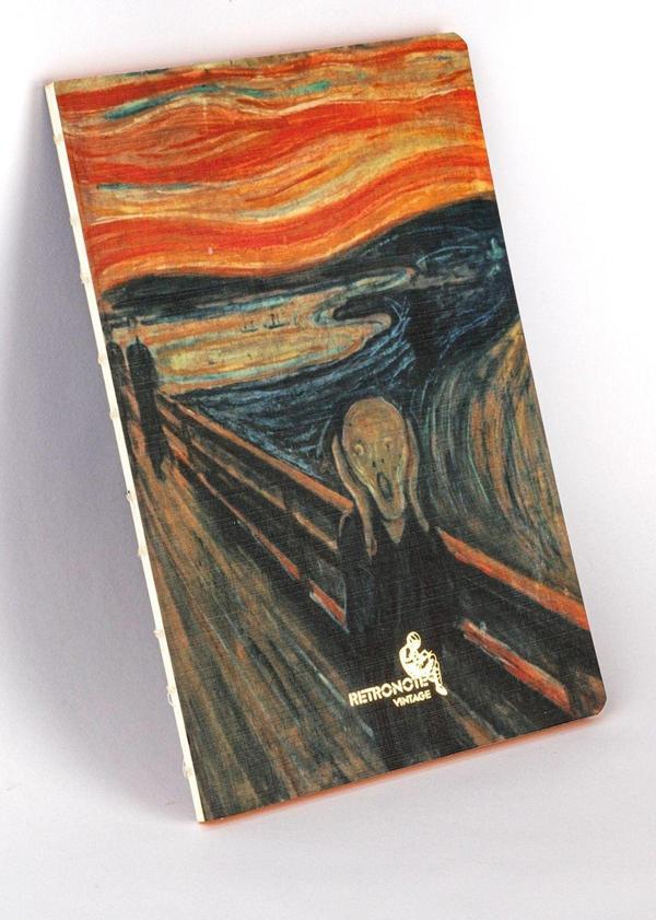 Vintage Serisi 9 - Edward Munch - The Scream, 1893 - Çizgisiz - 96 Sayfa - 14,8x21cm - Image 1