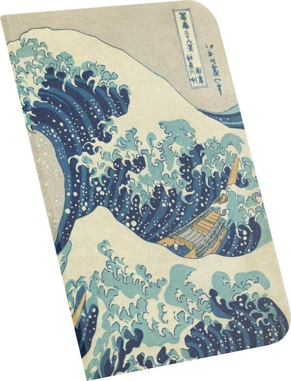 Retronote A4 Defter 5 - Hokusai - The Great Wave Off Kanagawa, 1829-32 - Çizgisiz-64 Sayfa-21x29,7Cm - Image 1