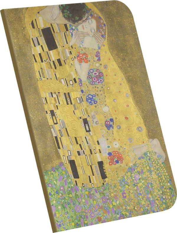 Retronote A4 Defter 7 Gustav Klimt The Kiss 1907-08 Çizgisiz 64 Sayfa - 21x29,7 cm - Image 1