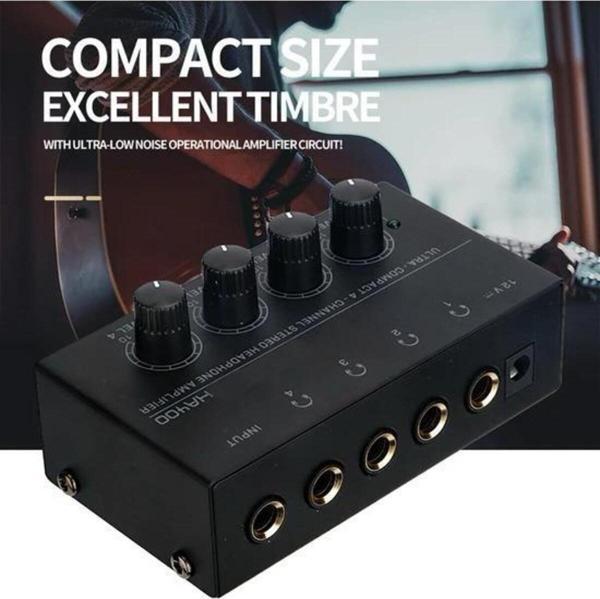 Segah Müzik Kulaklık Çoğaltıcı Ha400 Kulaklık Amplifikatörü 4 Yollu Monitör - Image 1