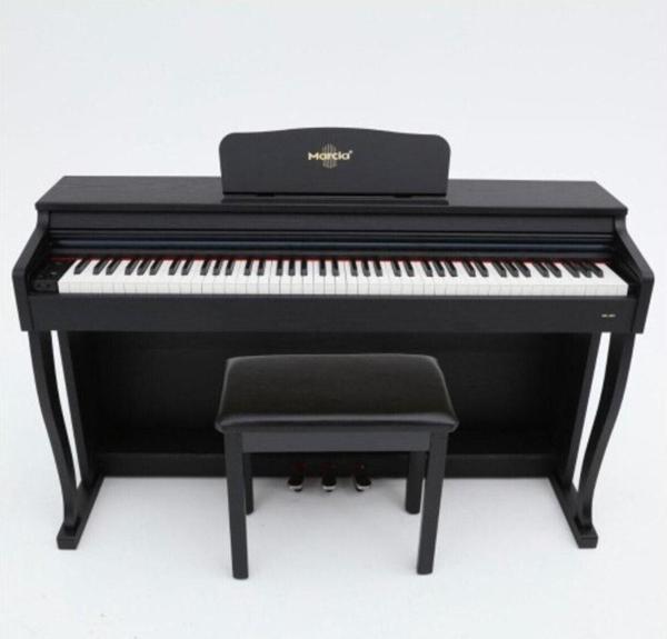 Segah Müzik Marcia Mk-880 Bk 88 Tuş Hammer Action Dijital Piyano Siyah Tabure - Image 1