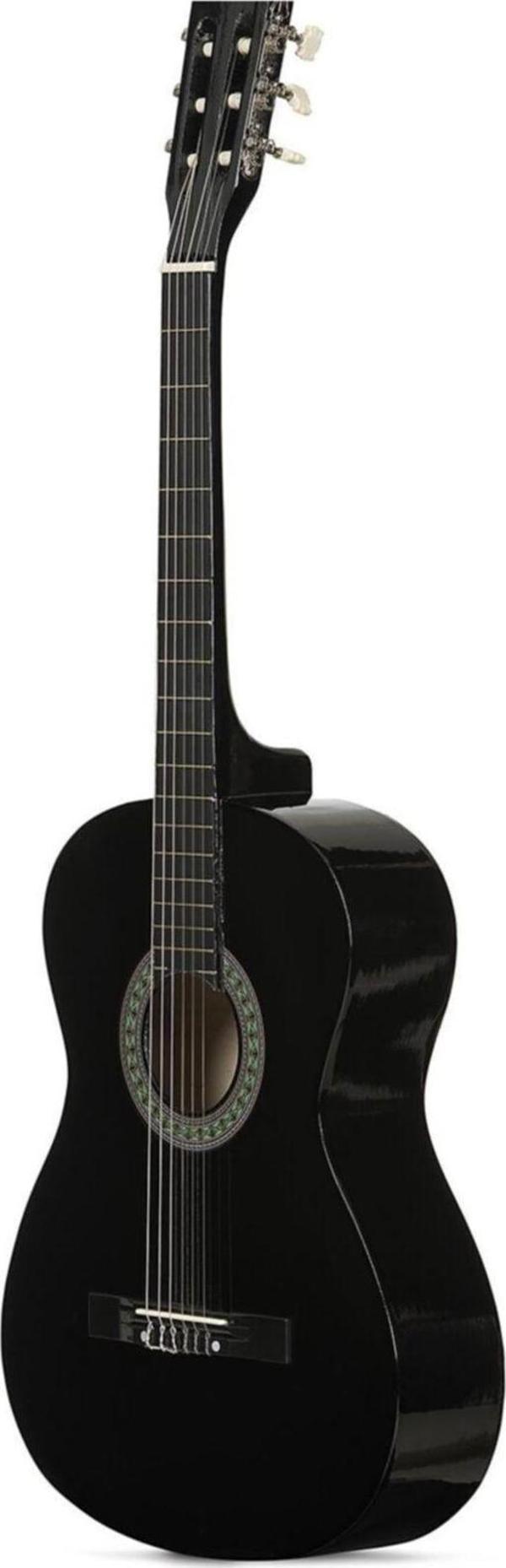 Segah Müzik Siyah Gitar - 4/4 Boy Öğrenci Gitarı Kılıf Ve Pena Hediye ! - Image 1