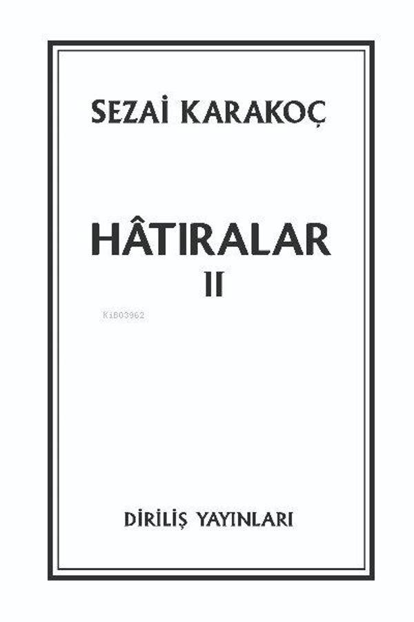 Hatıralar 2 - Diriliş Yayınları - Image 1