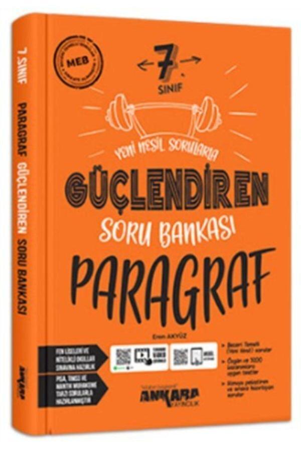 Ankara Yayıncılık 7. Sınıf Güçlendiren Paragraf Soru Bankası - Ankara Yayıncılık - Image 1